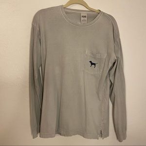 Relaxed Fit LOVE PINK crew neck